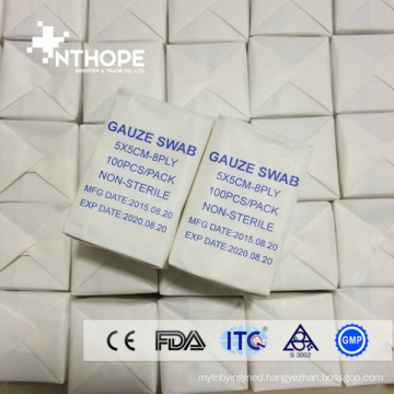 cotton medical gauze swabs from nantong hope